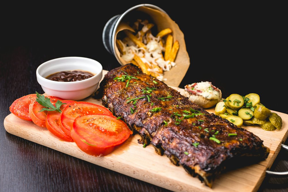 Costillar a la leña